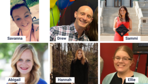 Collage of 6 new staff