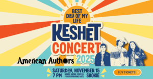 keshet concert 2025 american authors saturday, november 15 north shore center for performing arts, skokie button to buy tickets