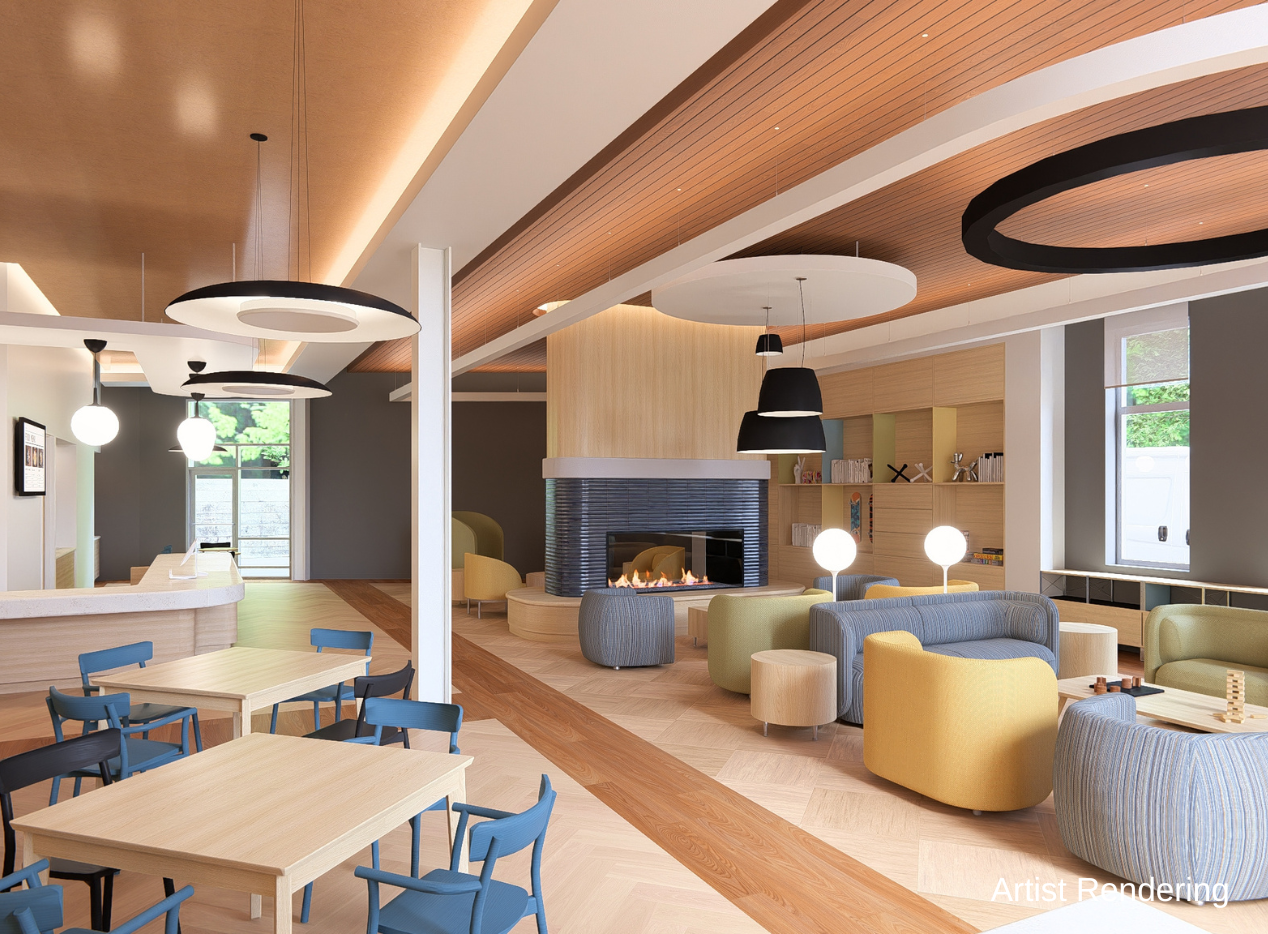 Living room rendering