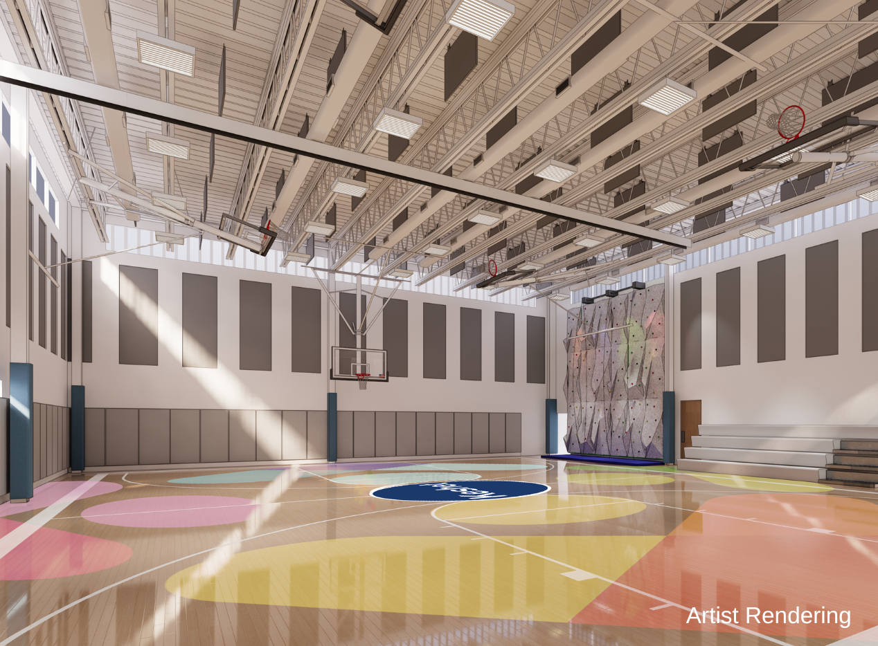 rendering of gym