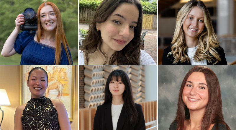 Collage of 6 headshots of our Keshet interns
