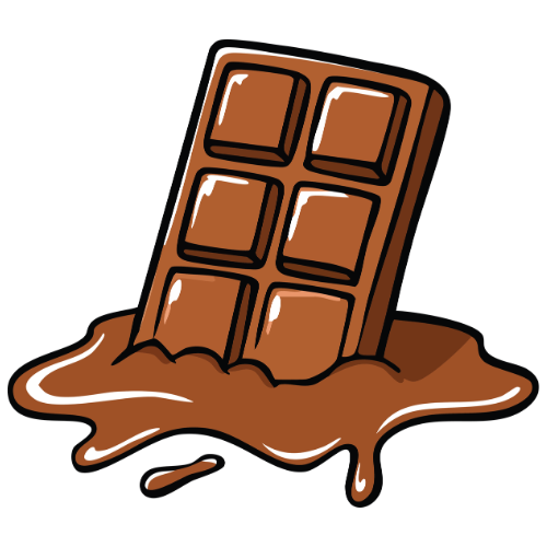 melted choocolate clipart